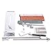 KKmoon Upgraded Fixed-angle Knife Sharpener Kit Full Metal Stainless Steel Professional 4 Sharpening Stones