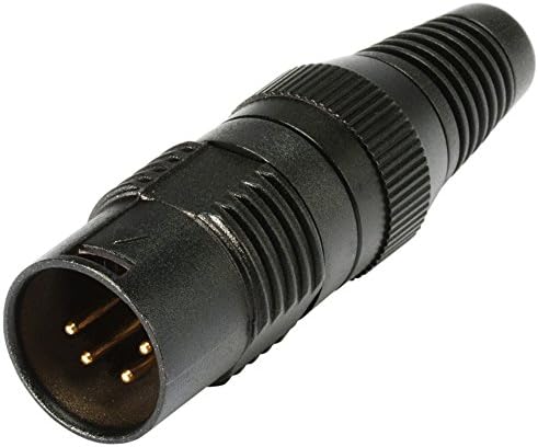 Hicon Connector Xlr 4 Black Hi-X4 cm G Pack of 1 3020050S