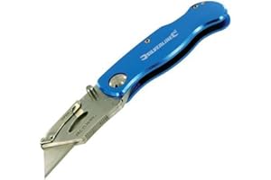 Silverline 290192 Cutter pliant et 10 lames 90 mm