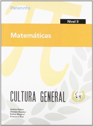 Matemáticas Nivel II Cultura general