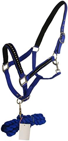 Tack N Hack Equestrian Protection Padded Halter Diamante Headcollar and Sizes