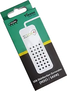 TIAANO TCLOR,USB PORTABLE SANITATION DEVICE TO PRODUCE THE SANITIZER, DISINFECTANT OF HYPOCHLOROUS ACID (HOCL) AND HYPOCHLORITE (NAOCL) FROM KITCHEN SALT (TRAVEL CHLOR)