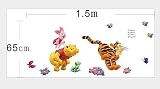 Zuolanyoulan Winnie the Pooh Muster Wandsticker Kinder Schlafzimmer Wandtattoos Wohnzimmer Dekorativen Entfernbare Wandaufkleber Raum Dekor Wall Sticker - 4