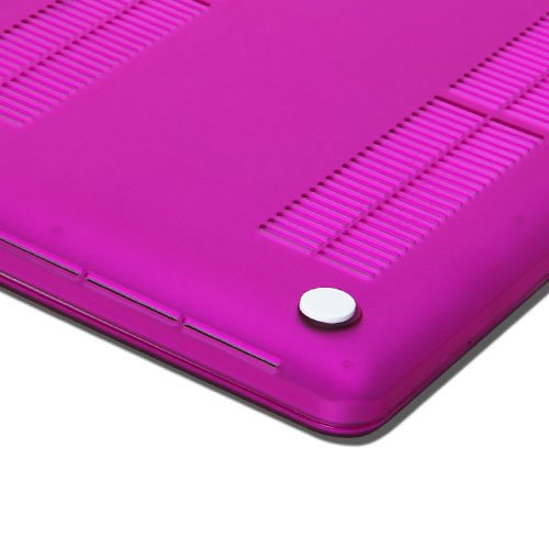 GMYLE Dunkel Lila 4 in 1 Hülle Tasche für Macbook Pro Retina 13 Zoll mit Retina Display – Weicher Transportbeutel – Tastatur-Abdeckung (US Layout) – Schutzfolie für den Bildschirm (nicht für MacBook Pro 13) - 6