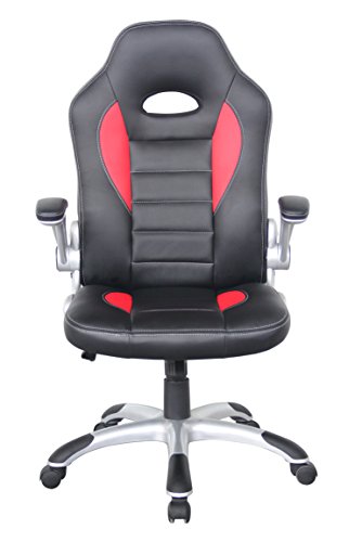 Alphason Faux Leather Talladega Racing Sport/Office Chair - Red