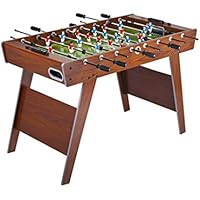 Leomark Clasic Estilo Clásico Futbolín Para Niños Futbolín Madera Juego De Mesa Fútbolista Deporte Patada de Mesa Soccer Football Balón Robusto Y Resistente Fútbol de Tabla Pateador
