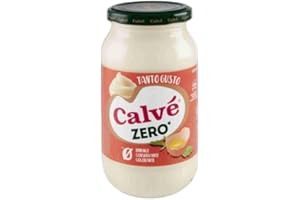 MENDOSA Calvé Zero, Maionese con poche calorie, Vegana e senza lattosio, 436 grammi