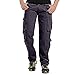 Produktbild Herren Hosen TIFIY Chino Stoff Hosen Tasche Hosen Arbeit Hosen Reine Farbe lose Hosen Mode Wilde Jogger Hosen Sport HosenDunkelgrau,40