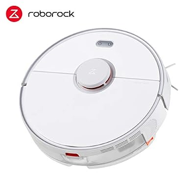 Roborock S5 Max Aspirateur robot avec fonction nettoyage, aspirateur robot intelligent avec 2000 Pa d'aspiration et connexion Wi-Fi pour poils d'animaux, tapis et tous types de sols