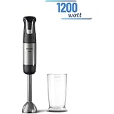 Philips 5000 Series Hand Blender, 1200W, 0.5 Lt Capacity BPA-Free Hopper, SpeedTrigger Technology, Durable Stainless &Ccedil;