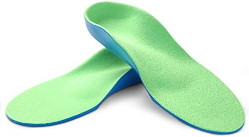 HJF Children Insoles Children Orthodontic Posture Insoles (Color : Blue, Size : EU23~24 17CM)