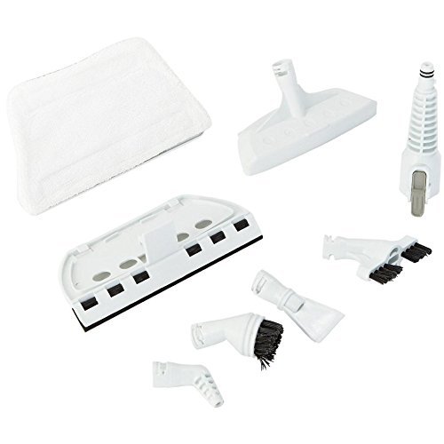 Neue Generation: AQUA LASER GOLD ++ „WHITE“ 2 in 1 Dampfreiniger Dampfmop Handdampfreiniger Dampfbesen - 4