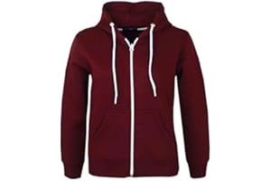 shelikes Kids Girls Boys Zipper Hoodie Unisex Zipper Top Jacket PE School Sweat Hoodie Casual Fashion UK Size 5-14 Years