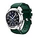 Produktbild BarRan Huawei Watch GT Uhrenarmbänder, 22mm Weiches Silikon Sportband Ersatzarmband Quick Release Pin kompatibel Samsung Gear S3 Frontier/Classic,Galaxy Watch 46mm