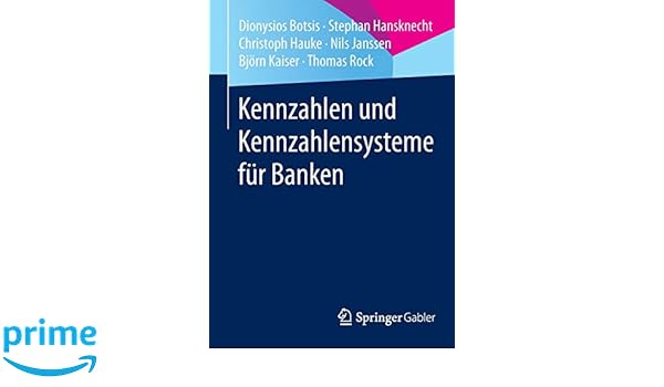 Kennzahlen Und Kennzahlensysteme Fur Banken Amazon Co Uk
