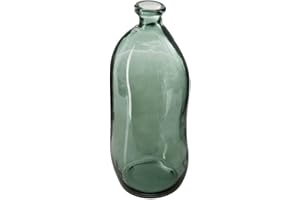 ATMOSPHERA CREATEUR D'INTERIEUR Atmosphera - Vase Dame Jeanne - Verre recyclé - Vert Kaki H51 cm