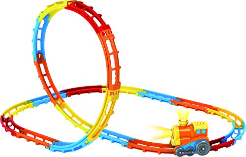 Eisenbahn Zug Rennbahn mit Looping, Spielbahn für Kleinkinder (Tumble Train) - 4