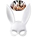 Produktbild OULII Maskerade Maske Kaninchen Maske Bunny Maske für Geburtstag Party Ostern Halloween Kostüm Zubehör Gesicht Augenmaske Party Favors