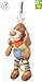 Musical Hanging Animal Toy with Pull Cord -- For Pram, Strollers, Cots, Cribs, Car Seats, Booster Seats -- Design: DOG