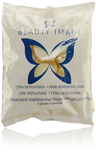 Beauty Image Cera Depilatoria, pastilla, Blanco, 1000 gr