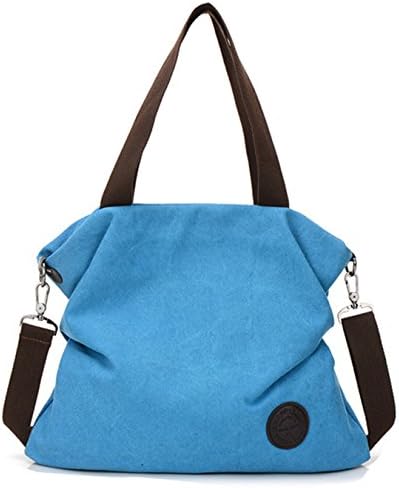 Hozee Canvas HandBag for Women-Vintage Top Handle Hobos Shoulder Bag Shopping Travel Cross Body Bags