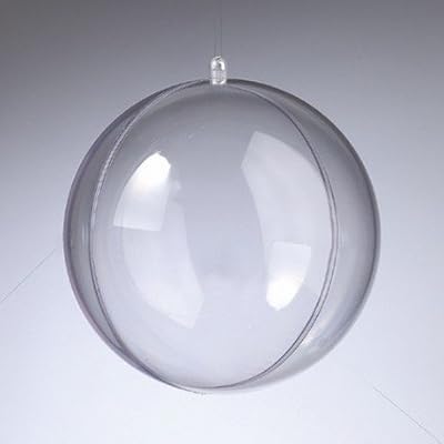 Efco Boule en plastique cristal transparent séparable, Contenant sécable diam. 20 cm