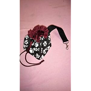 Hunde - Leckerli-Beutel / Futtertasche mit Karabiner/Gurtband Oxford-Gewebe - drei Farben