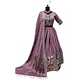 KrishuEthnics Designer Bridal Lehenga Choli Set with Embroidered Border, Traditional PartyWear Collection