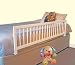 Safetots Extra Wide Wooden Bed Guard White