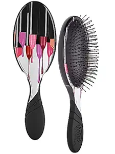 Wet Brush-Pro EasyGrip Pro Detangler Hair Brush, Limited Edition, Power Pigments Black/Multi