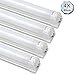 Produktbild [4er Pack zum Sparpreis] OUBO LED Leuchtstoffröhre komplett 60CM LED Tube T8 Röhre Leuchtstofflampe mit Fassung, 10 Watt, 850 Lumen, Kaltweiß Tageslichtweiß 6000K