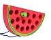 Produktbild lianji Obstform Intelligenz Schnürspiel Montessori Puzzle Fädeln Kinder Holzspielzeug, Holz, Watermelon(2), Approx. 12x5cm