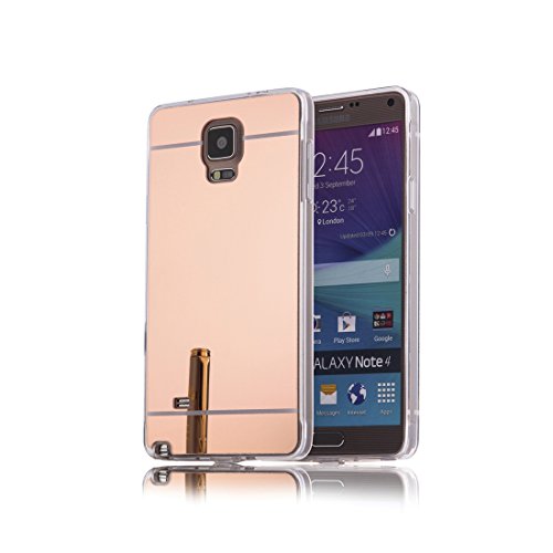 DBIT Galaxy Note 4 Funda Gel Espejo TPU Silicona Ultra delgado Protecci n Funda Durable Estuche Carcasa Case para Samsung Galaxy Note 4 Rose Oro reviews DBIT Galaxy Note 4 Funda Gel Espejo TPU Silicona Ultra delgado Protecci n Funda Durable Estuche Carcasa Case para Samsung Galaxy Note 4 Rose Oro