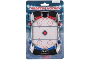BLUECHOLON Mini Gioco da Tavolo Calcio e Hockey, Gioco di Calcio Balilla Interattivo Regalo Giocattolo di Calcio da Tavola, Feste, Interattivo, Divertimento, Educativo, Scuola, Viaggi, Bambini, Air Hockey