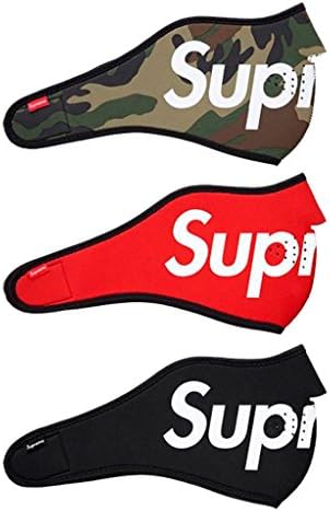Supreme Neoprene Face Masks - 3 Colours Available (Red)