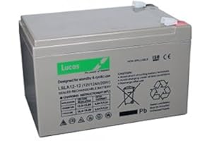 RDK MOBILITY Mobility Lucas 12V 12amp AGM Battery Spade End Terminal