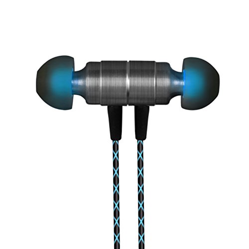 Preisvergleich Produktbild Magnetische Adsorption Handy Kopfhörer Headset Metall in-Ear-Headset,Gray