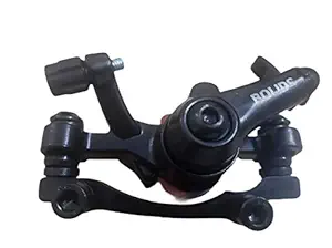 UDee MTB Folding Bicycle Mechanical Disc Brake Cycling Front/Rear Calipers,Black F-160/R-140