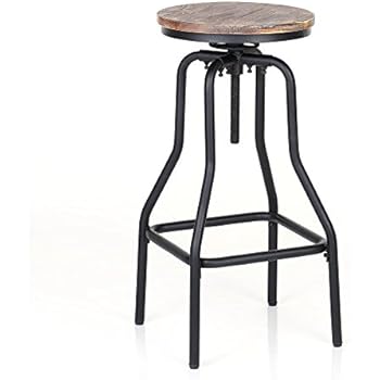 CLP Metall-Barhocker Samson im Industrial-Look I Robuster Barhocker mit