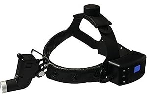 GIMA Kask chirurgiczny LED, 40 KL, przenośny kask najnowszej generacji, zapewnia wysoką wydajność, precyzyjne oświetlenie dzięki wielu soczewkom optycznym