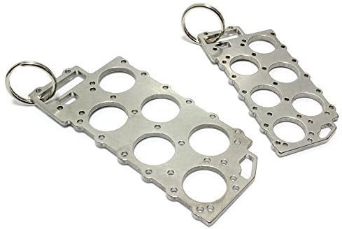 1x 6-Zylinder VR Cylinder head gasket XL key chain fob Typ 53i MK 1 2 3 4 5 DUB