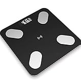 ★ vidrio templado de 6 mm de espesor, con incrementos de 0.05 kg (0.2 lb) con una capacidad de 180 kg / 28st / 400lbs. Incluye 4 sensores de alta precisión y 4 electrodos sensibles para garantizar la precisión. Las esquinas redondeadas de aspecto elegante evitan que los miembros del hogar se afilan en los bordes.