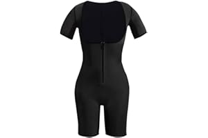 HotYou Women's Neoprene Slimming Sauna Sweat Suit Sleeves for Weight Loss Full Body Shaper