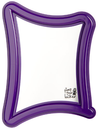 Magnetischer Schmink-/ Kosmetik-Spiegel "STYLE UP" für Kühlschrank, Spind und Schließfach in lila / violett (magic purple)