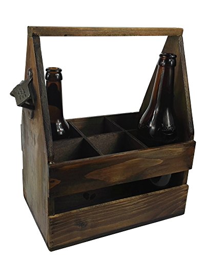 Bierträger, Flaschenträger im Vintage Look mit eckigem Griff