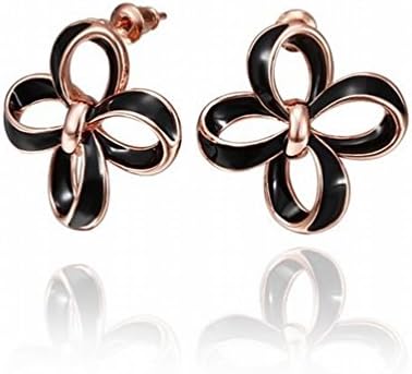 Environmental Protection Platinum Fashion Flower Earrings / Men's Women / Anti-allergic / Zirconia Made / Small Fine / Spiral,C