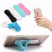 AccWorld 5 pieces Combo of 2 in 1 Finger Sling Strap & Silicone Stand to Grip Your Phone/Mobile /Phone Holder (Mix colours) RS.360.00