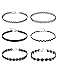 Produktbild Yidarton Choker Halsketten Halsband Schwarze Velvet Choker Lace Gothic Tattoo Halsreif, 6 Stück