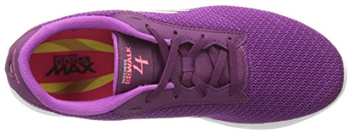 Skechers Go Walk 4-Glorify, Zapatillas para Mujer, Morado (Prpk), 36 EU - Skechers