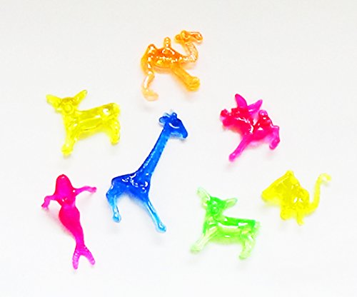 Cocktail / Party - Glasmarker TIERE (bunt gemischt / 3 - 4 cm - 100 Stück) PARTY HIGHLIGHT